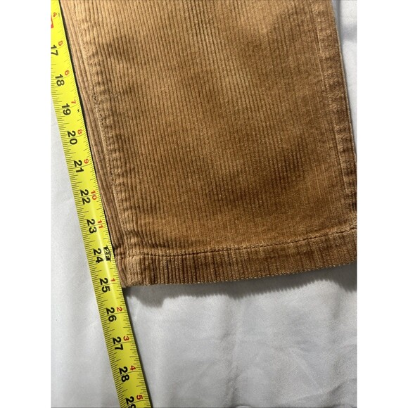 NWT LOFT The Straight High Rise Tan Brown Corduroy Pants Petite Womens Size 30 - Picture 3 of 14